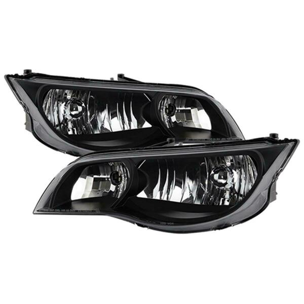 Whole-In-One Black OEM Style Headlights for 2003-2007 Xtune Saturn ION Coupe WH3831578